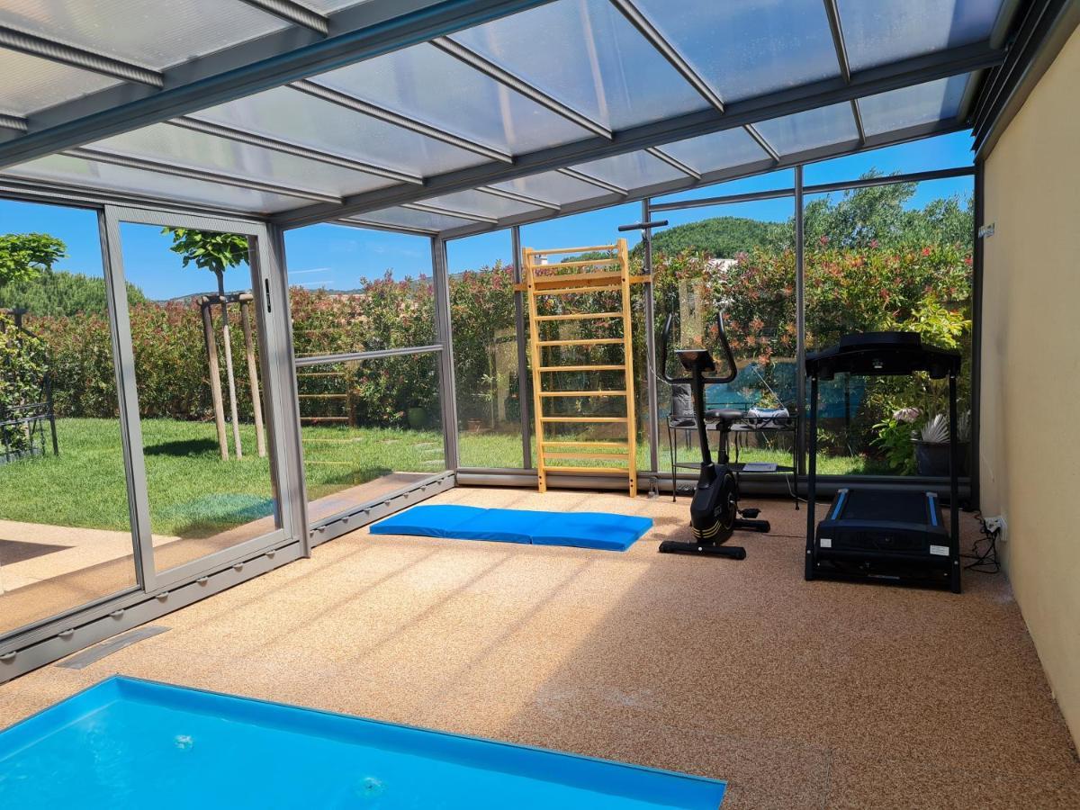 Chambres D'Hotes B&B La Bergeronnette Avec Piscine Couverte Chauffee Bizanet エクステリア 写真